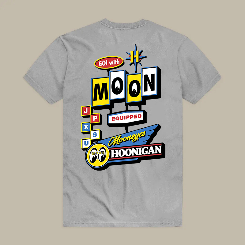 Mooneyes Vintage Cartoon Eyes Hot Rod Culture Printed Men's T-shirt