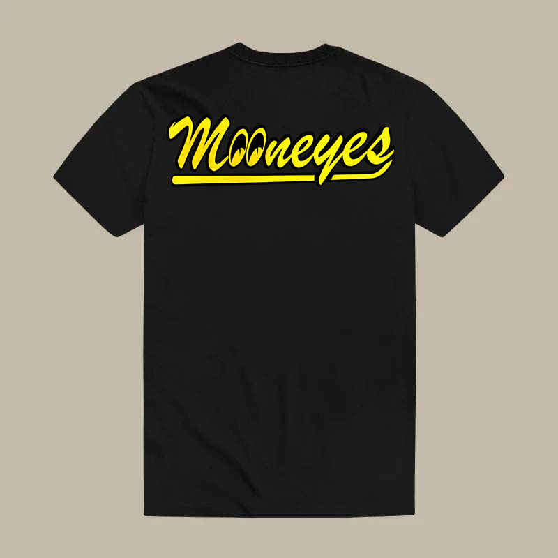 Mooneyes Authorized Dealer Logo Printed Men's T-shirt