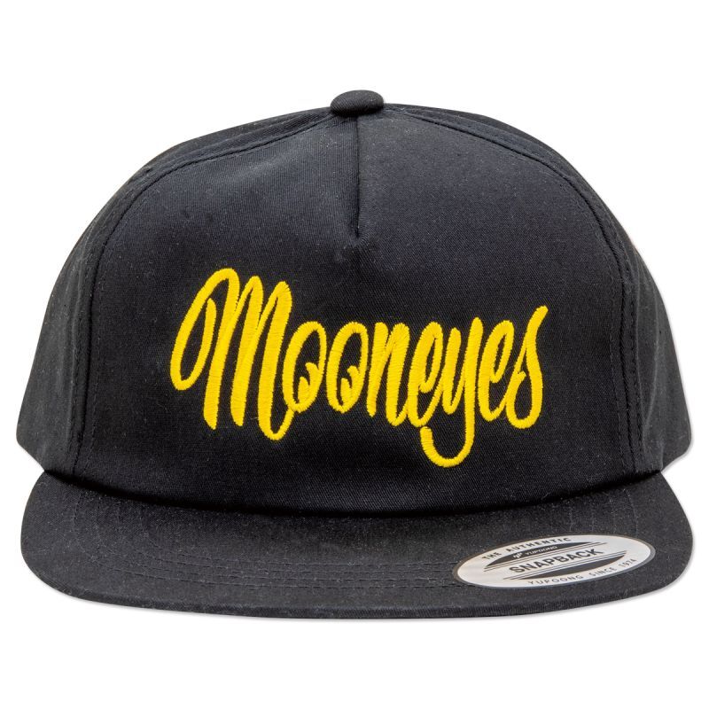 Mooneyes Script Snapback Hat