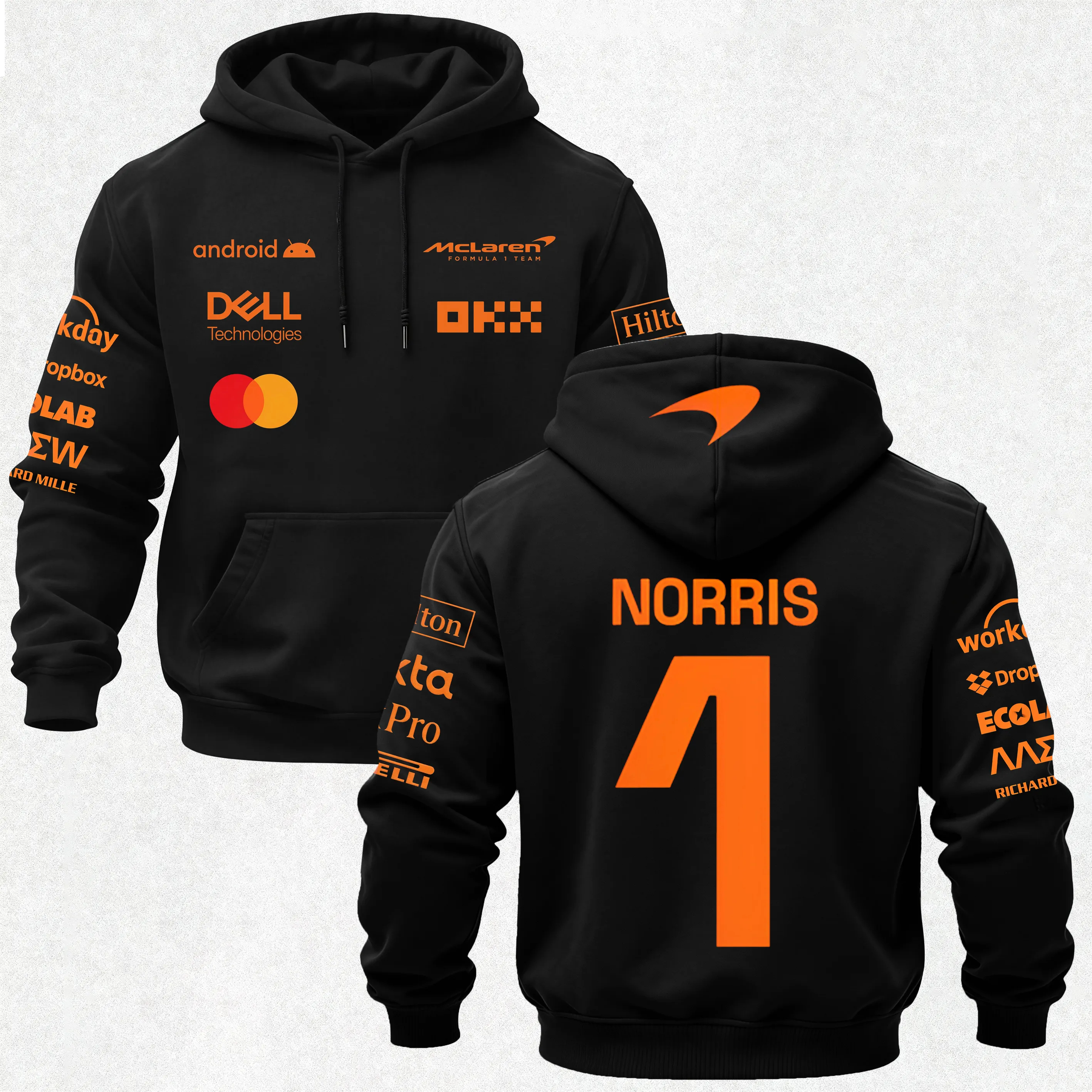 Mclaren Norris 4 Racing Printed Men's Hoodie