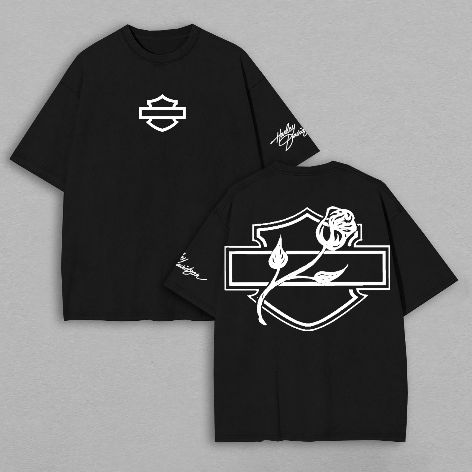 Harley Davidson Printed Men's T-shirt