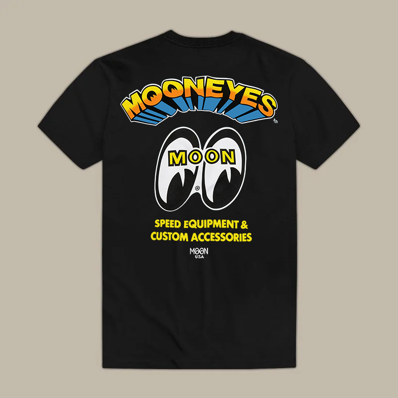 Mooneyes Moon Speed Equipment & Custom Accessories Moon Usa Printed Men's T-shirt