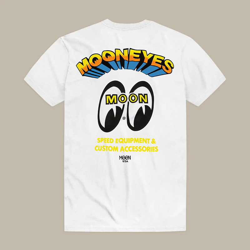 Mooneyes Moon Speed Equipment & Custom Accessories Moon Usa Printed Men's T-shirt