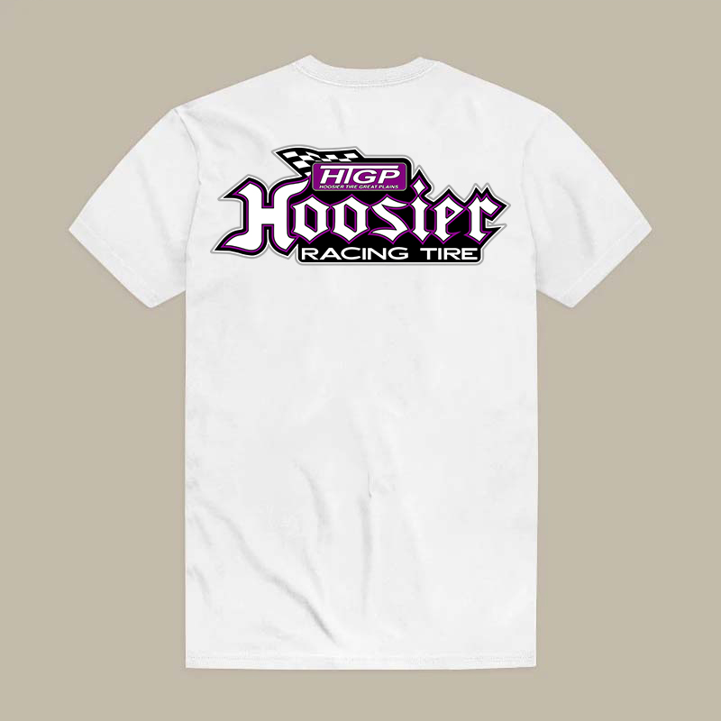 Hoosier Racing Tire HIGP Checkered Flag Graphic Printed Men's T-shirt
