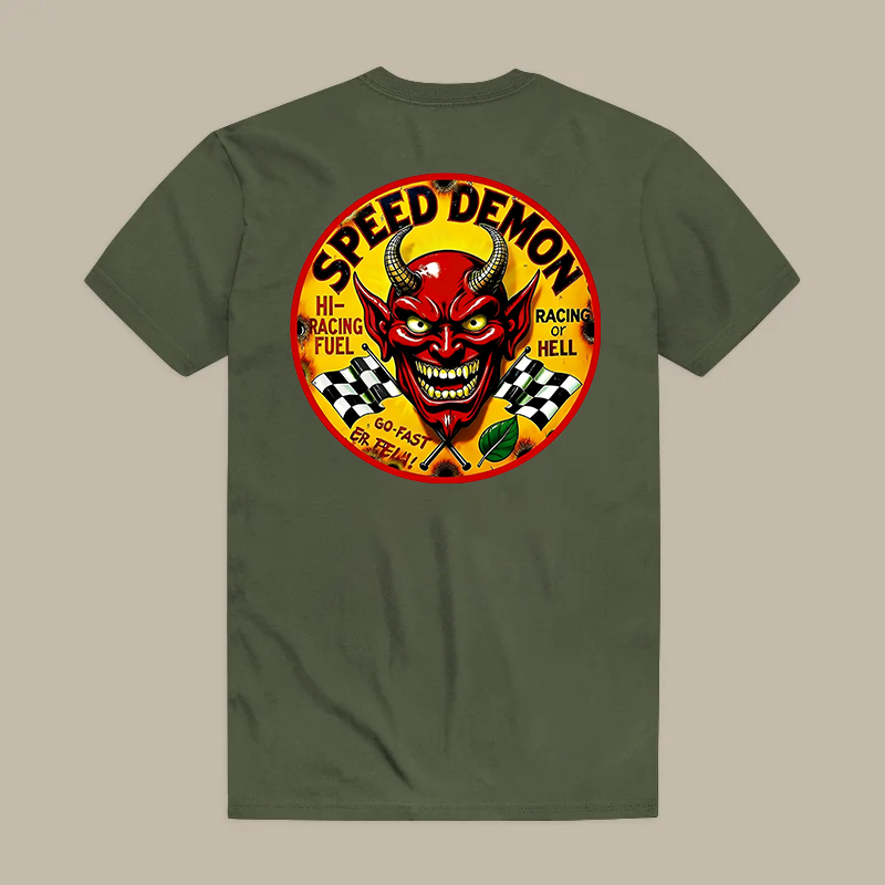Speed Demon Printed Men's T-shirt