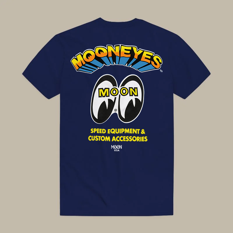 Mooneyes Moon Speed Equipment & Custom Accessories Moon Usa Printed Men's T-shirt