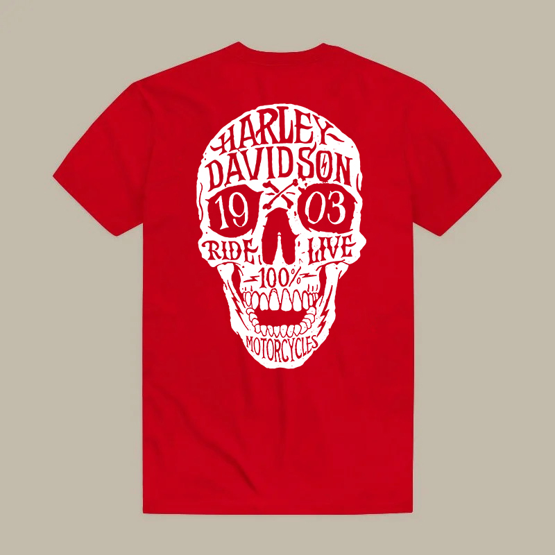 Harley Davidson Printed Men's T-shirt