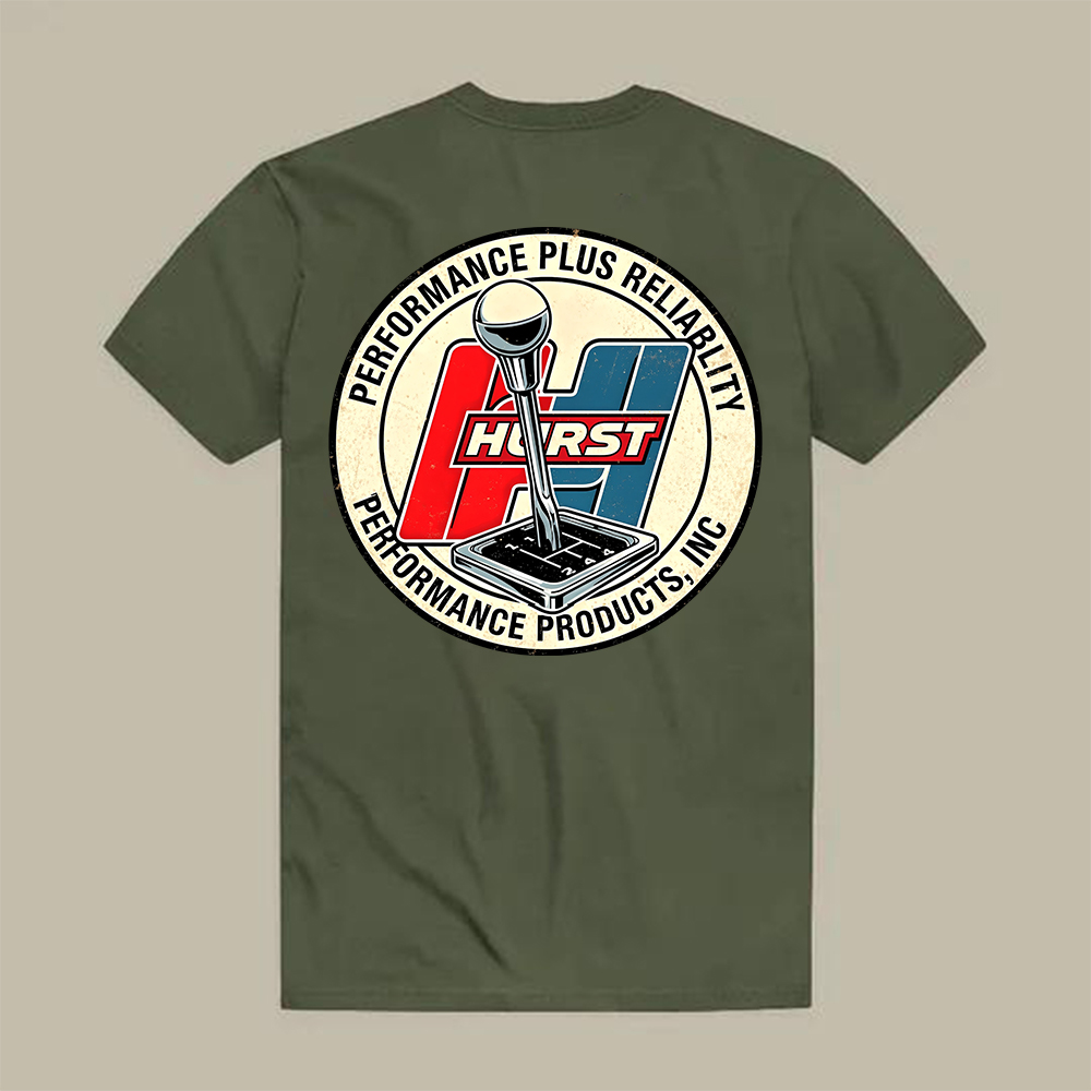 Performance Plus Reliability. Hurst Performance Products, Inc. Printed Men's T-shirt