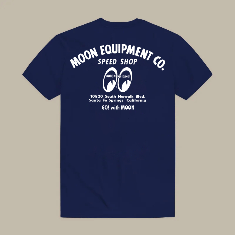 Mooneyes Hot Rod Kustom Kulture Retro Eyes Logo Printed Men's T-shirt
