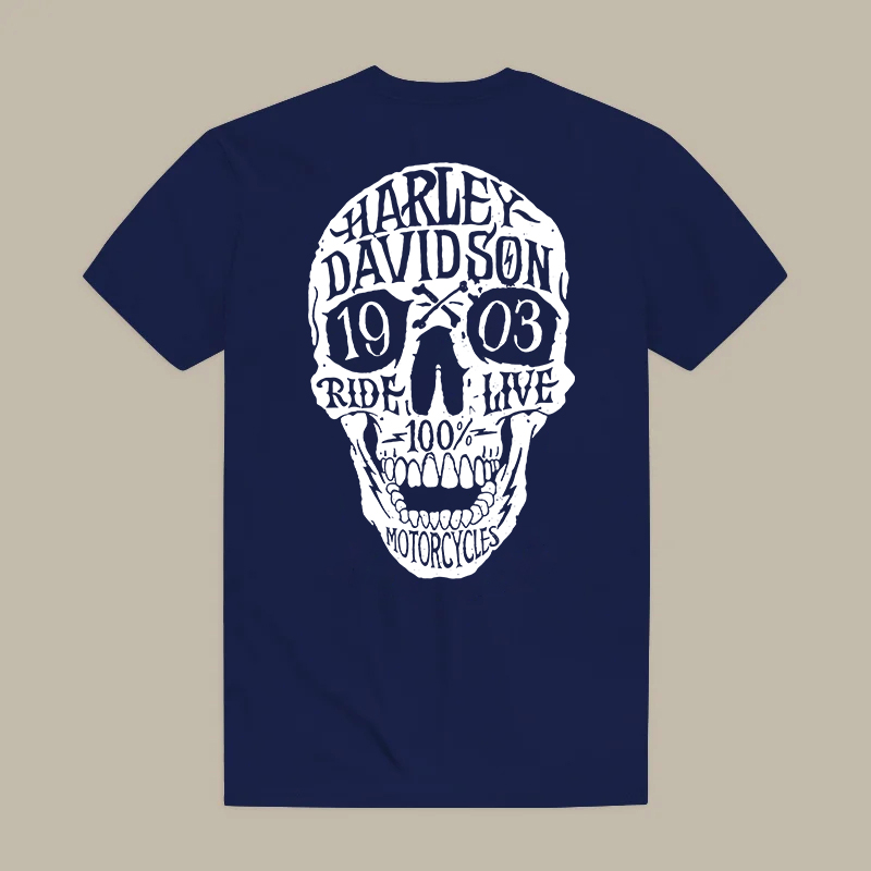 Harley Davidson Printed Men's T-shirt