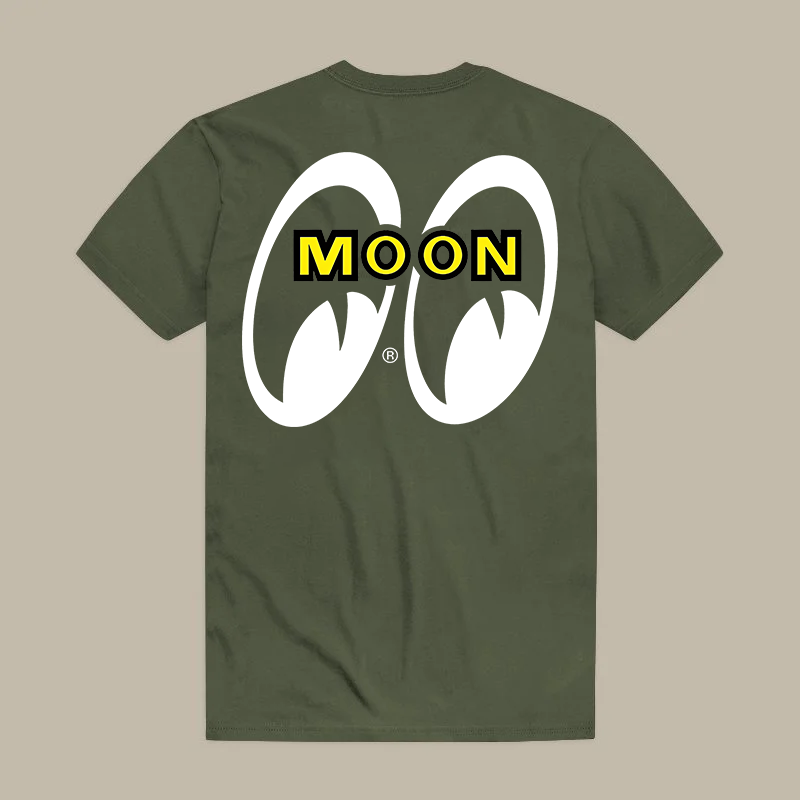 Mooneyes Classic Logo Printed Men's T-shirt