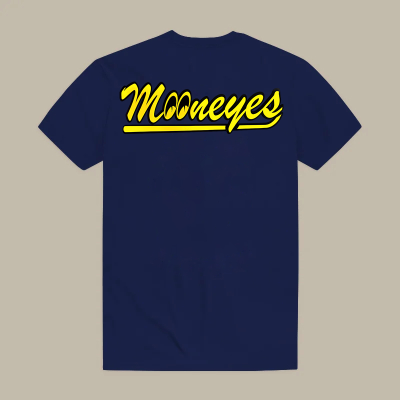 Mooneyes Authorized Dealer Logo Printed Men's T-shirt