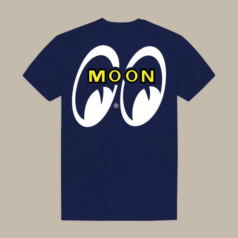 Mooneyes Classic Logo Printed Men's T-shirt