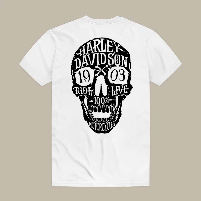 Harley Davidson Printed Men's T-shirt