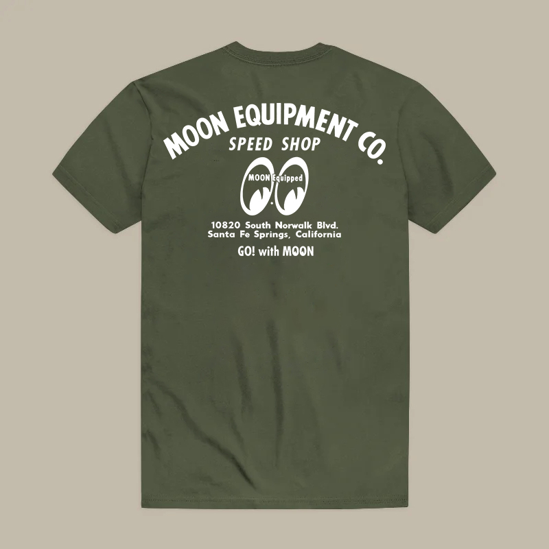 Mooneyes Hot Rod Kustom Kulture Retro Eyes Logo Printed Men's T-shirt