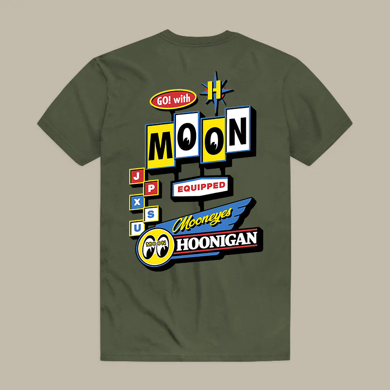 Mooneyes Vintage Cartoon Eyes Hot Rod Culture Printed Men's T-shirt