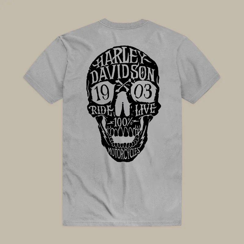 Harley Davidson Printed Men's T-shirt