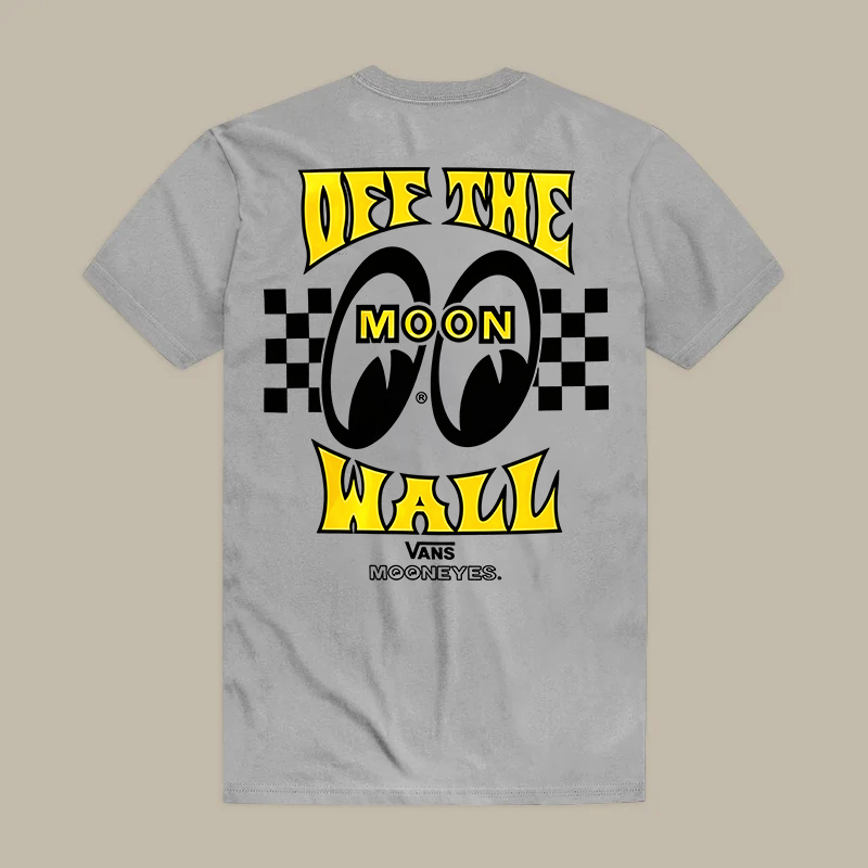 Mooneyes X Hoonigan Classic Car Racing Collaboration Printed Men's T-shirt