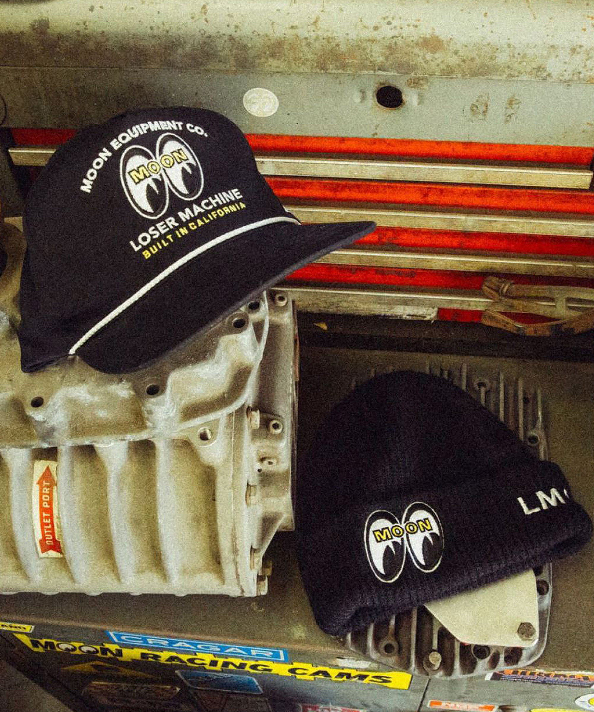 Moon Equipment Loser Machine Built In California Trucker Hat