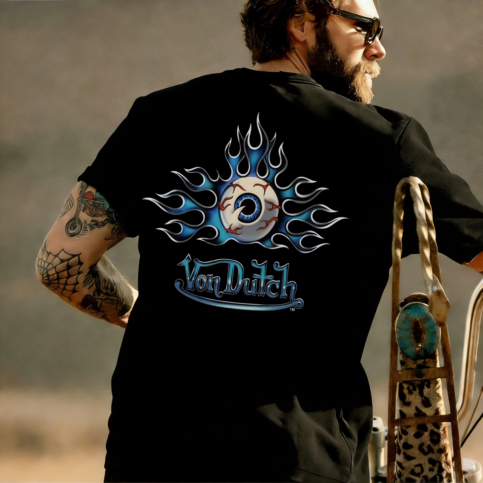 Von Dutch Printed Men's T-shirt