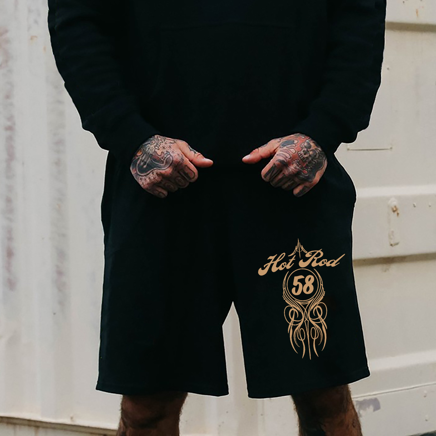 HOT ROD 58 Ball Print Men's Shorts