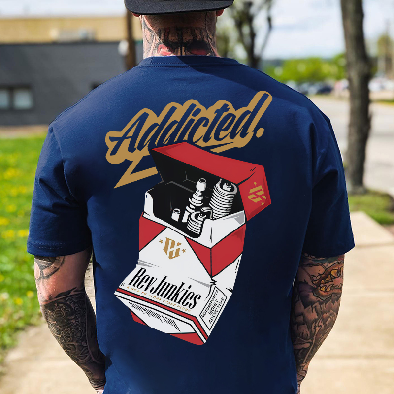 ADDICTED Print Men's T-shirt