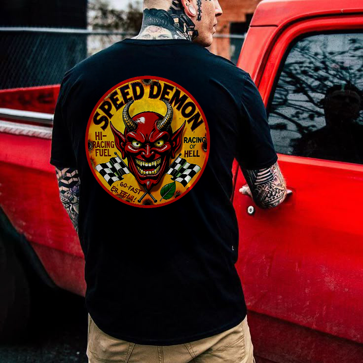 Speed Demon Printed Men's T-shirt