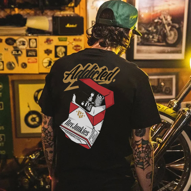 ADDICTED Print Men's T-shirt