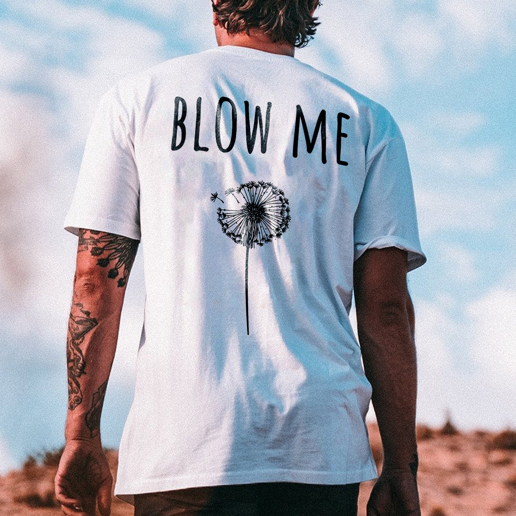 Blow Me Print Men's T-shirt