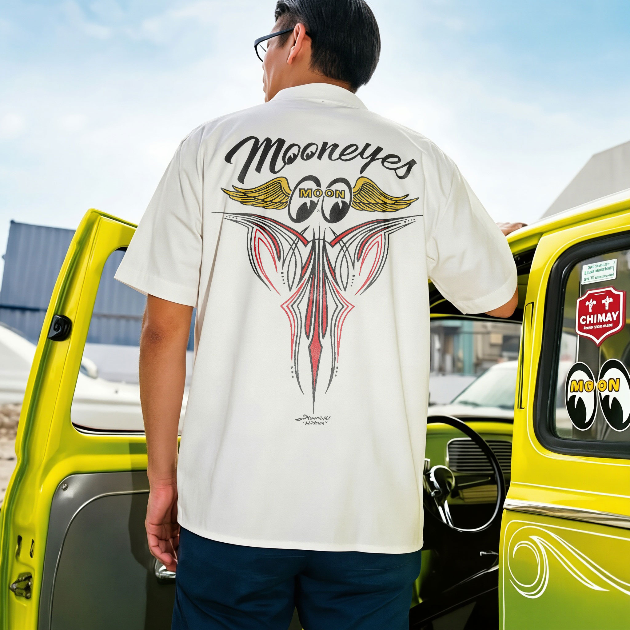 Mooneyes Moon Printed Men's T-shirt