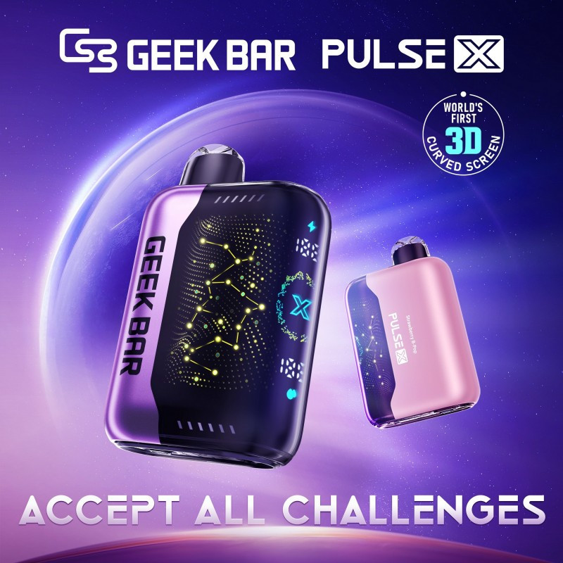 Geek Bar Pulse X 25K - Strawberry B-POP