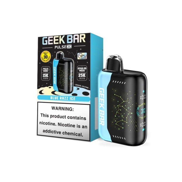 Geek Bar Pulse X 25K - Blue Razz Ice