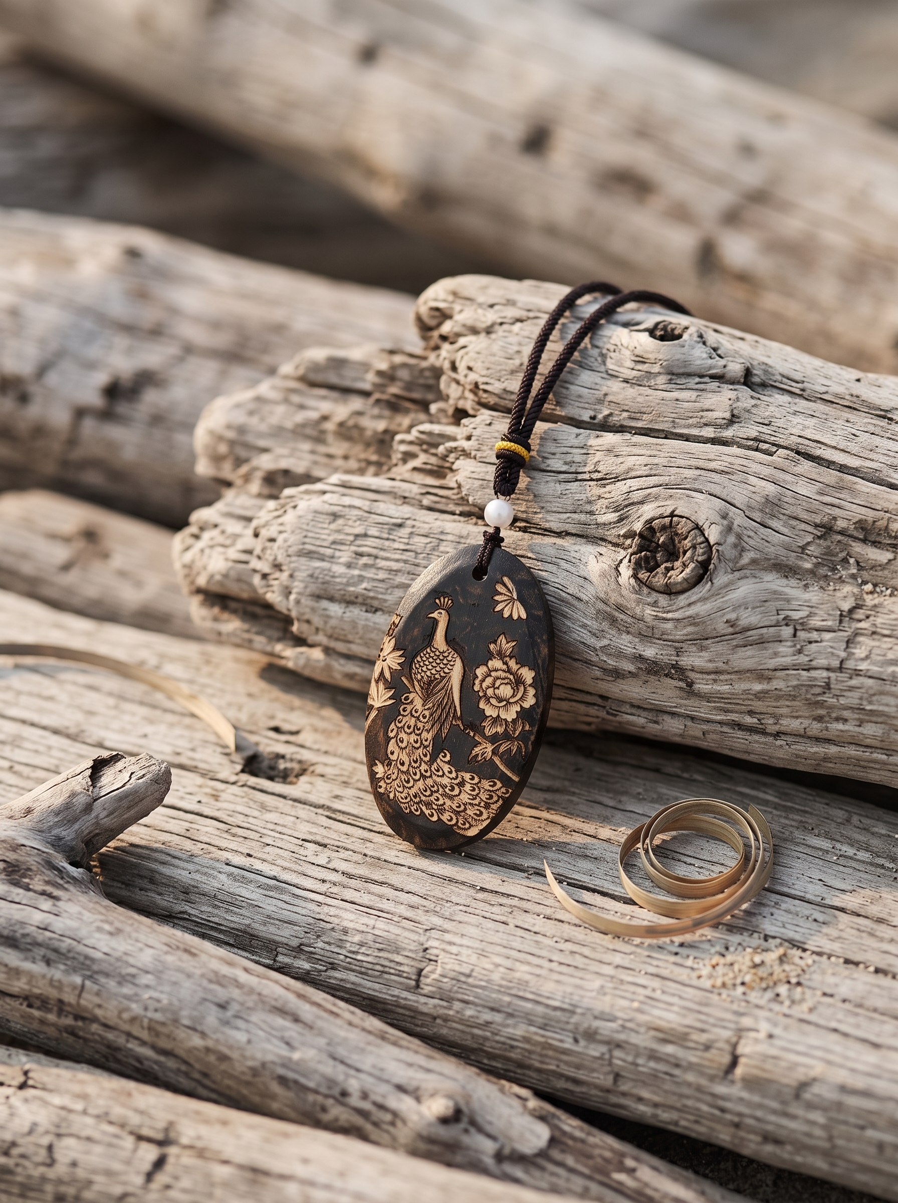 Murren Peacock Blessing Charm