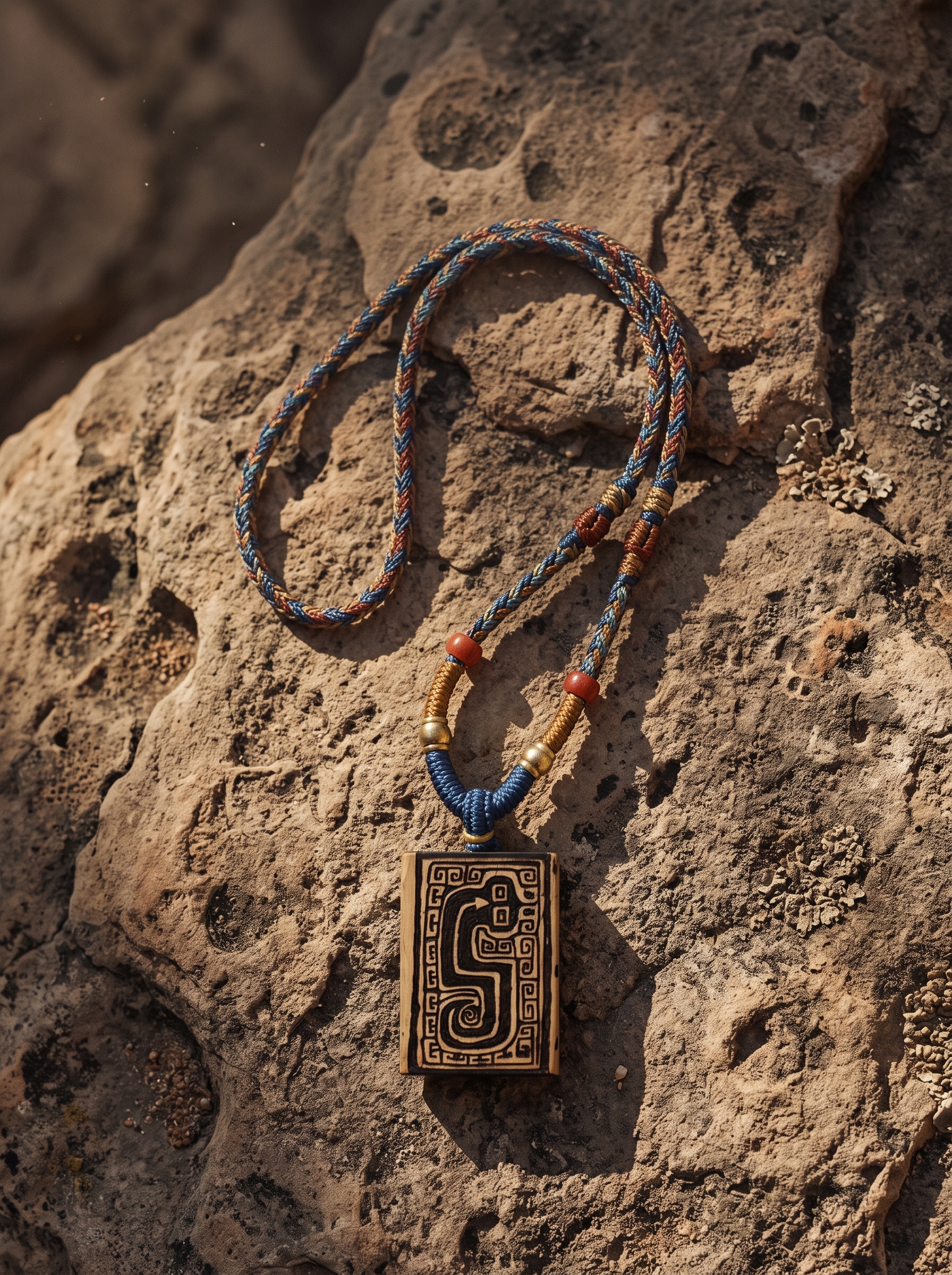 Murren Kui Dragon & Thunder Pattern Charm