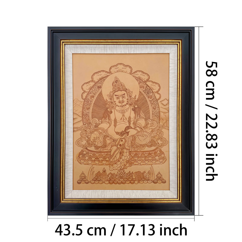 Pyroart Yellow Jambhala Leather Hang Pyrography