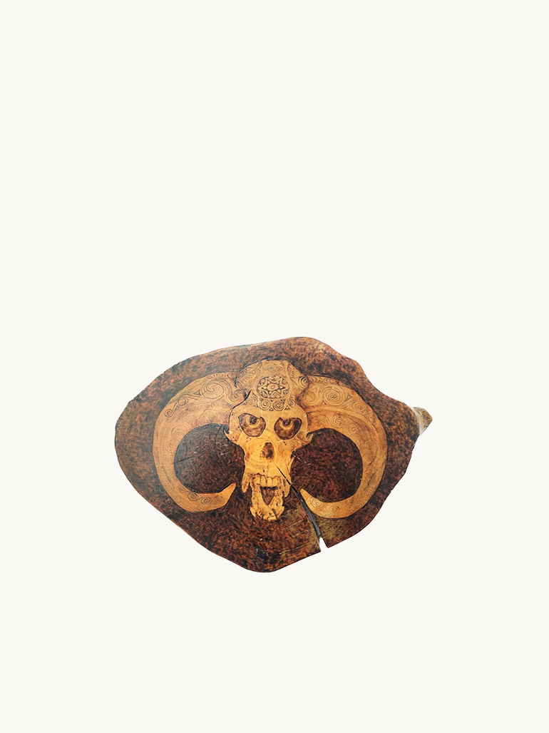 Pyroart Sheep's Head Pyrography Artisanal Decor