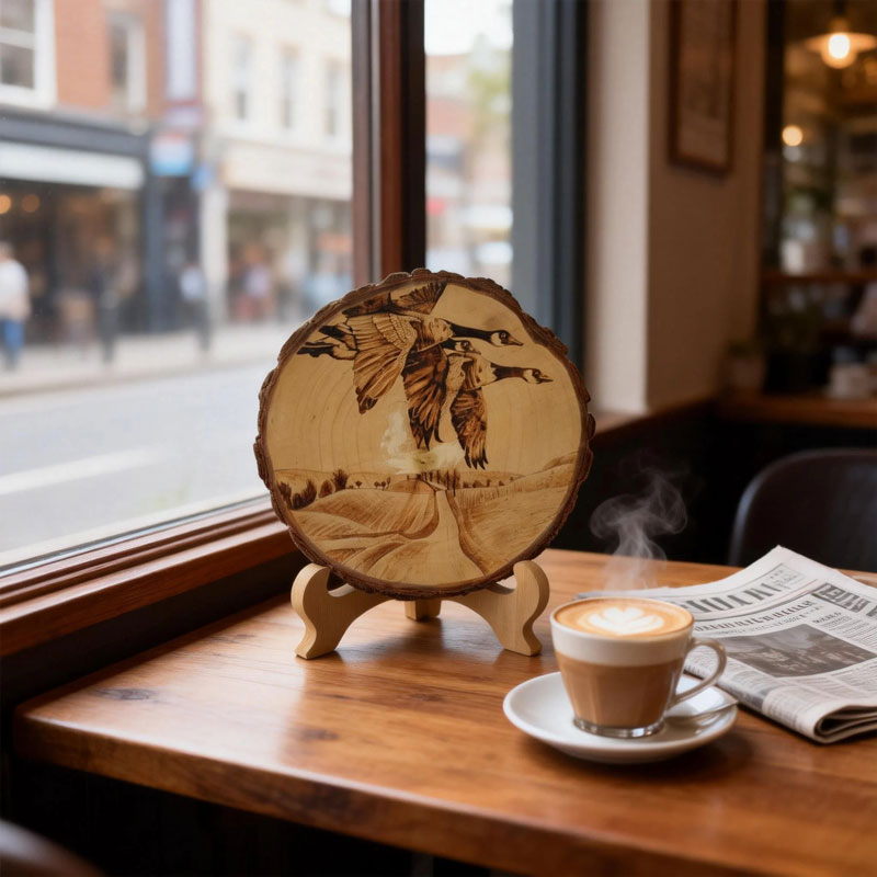 [Copy]Pyrogart Spring Dawn in the Han Palace Scroll Hang Pyrography