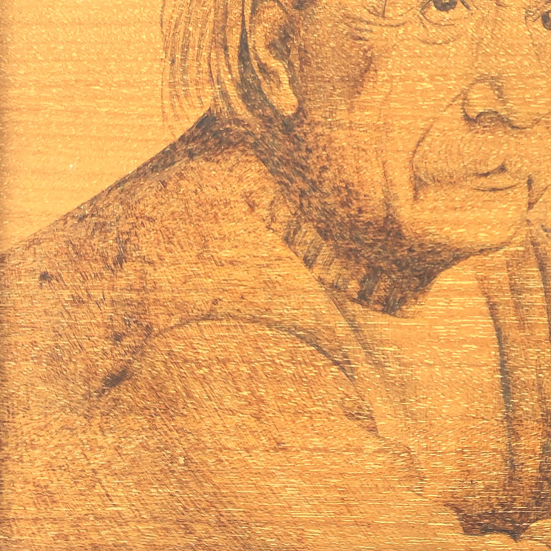 Pyroart  Albert Einstein Portrait Pyrography