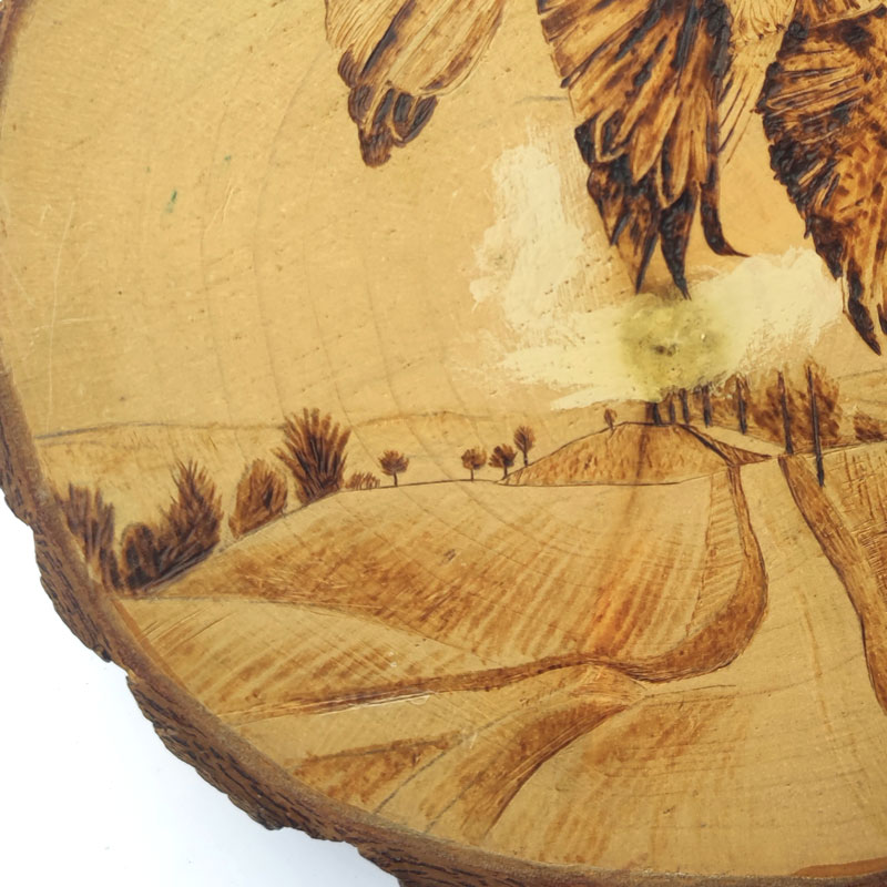 [Copy]Pyrogart Spring Dawn in the Han Palace Scroll Hang Pyrography