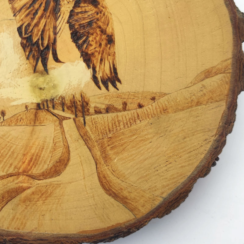 [Copy]Pyrogart Spring Dawn in the Han Palace Scroll Hang Pyrography