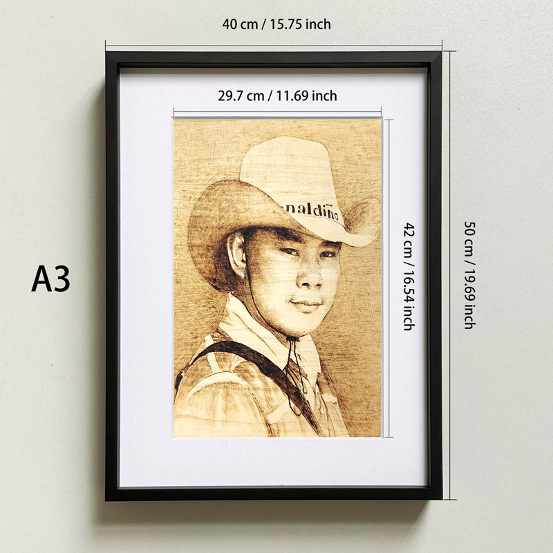 Pyroart Custom Leather Hang Pyrography