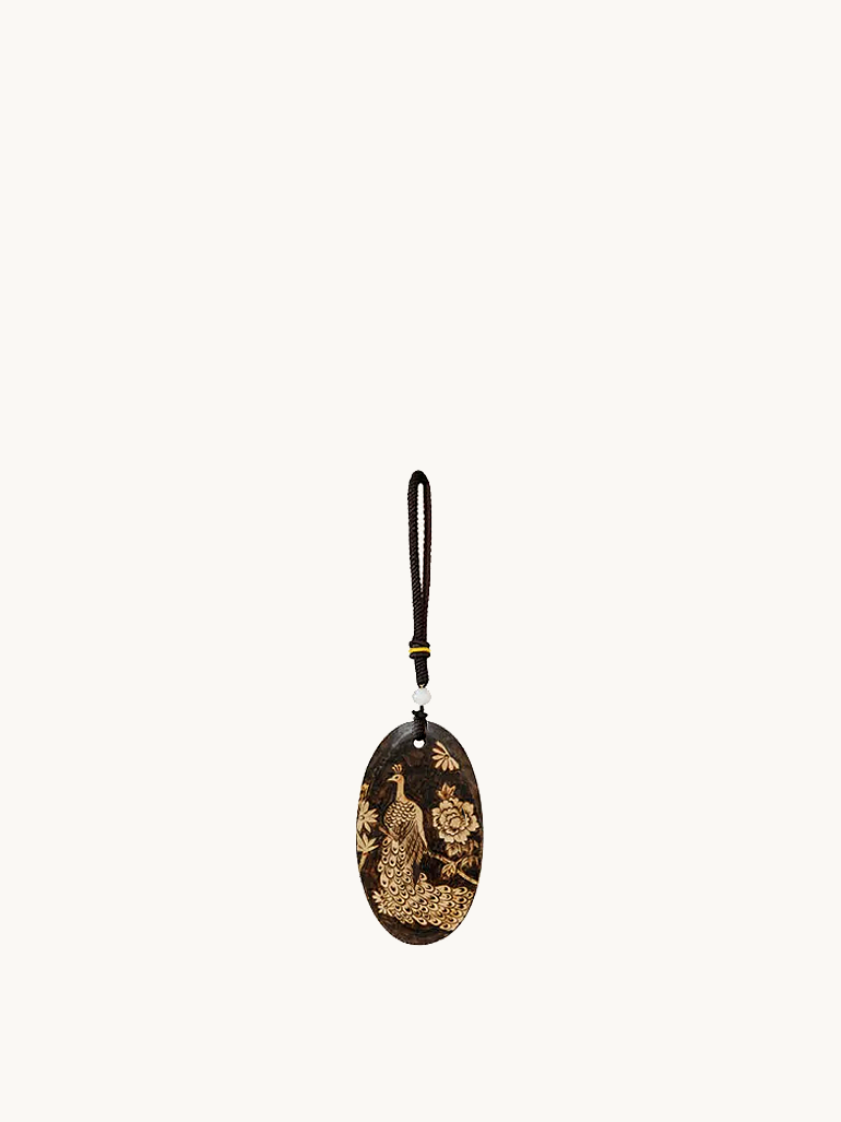 Pyroart Peacock Blessing Charm