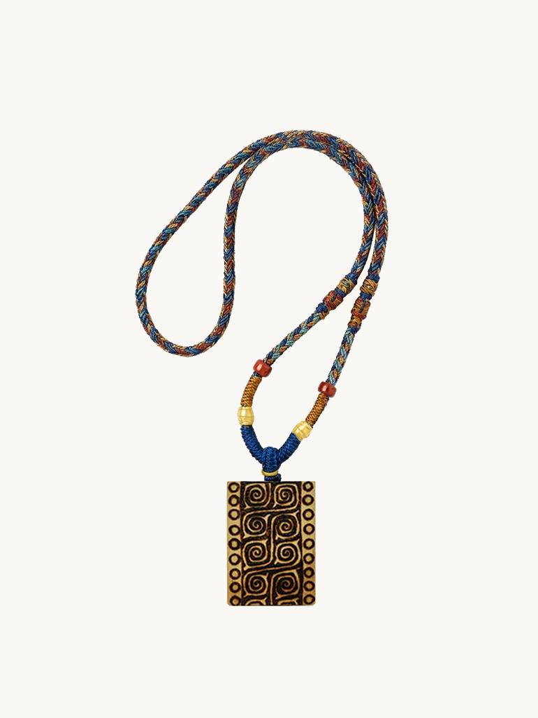 Pyroart Swirl Pattern Fortune & Qi Gathering Charm