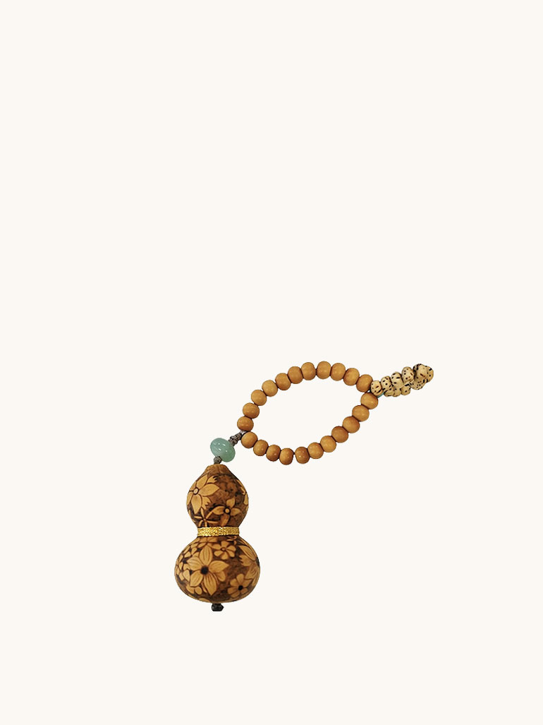 Pyroart Floral Fortune Gourd Charm