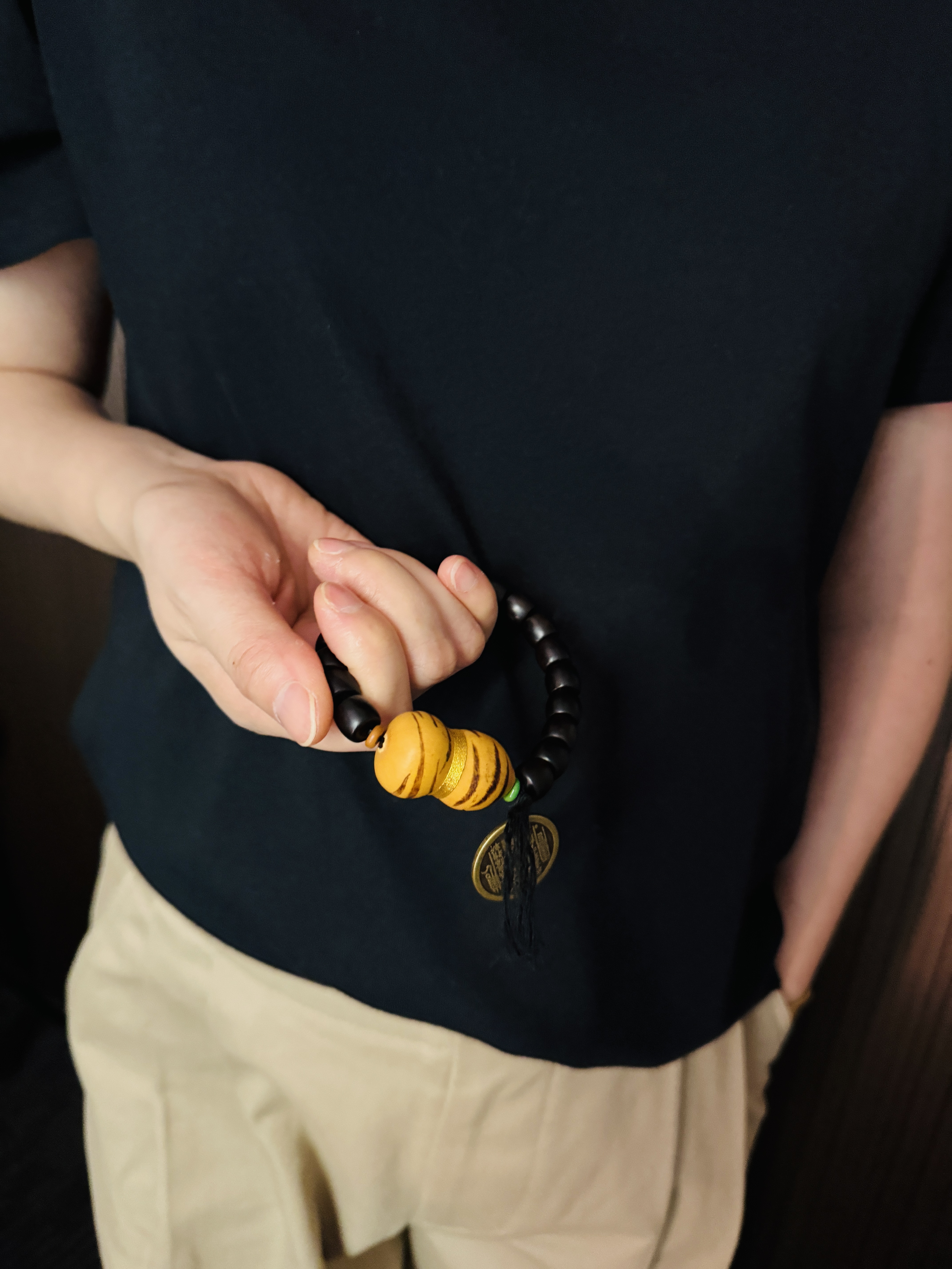 Murren Tiger-Stripe Gourd & Bagua Charm