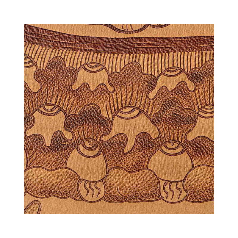 Pyroart Yellow Jambhala Leather Hang Pyrography