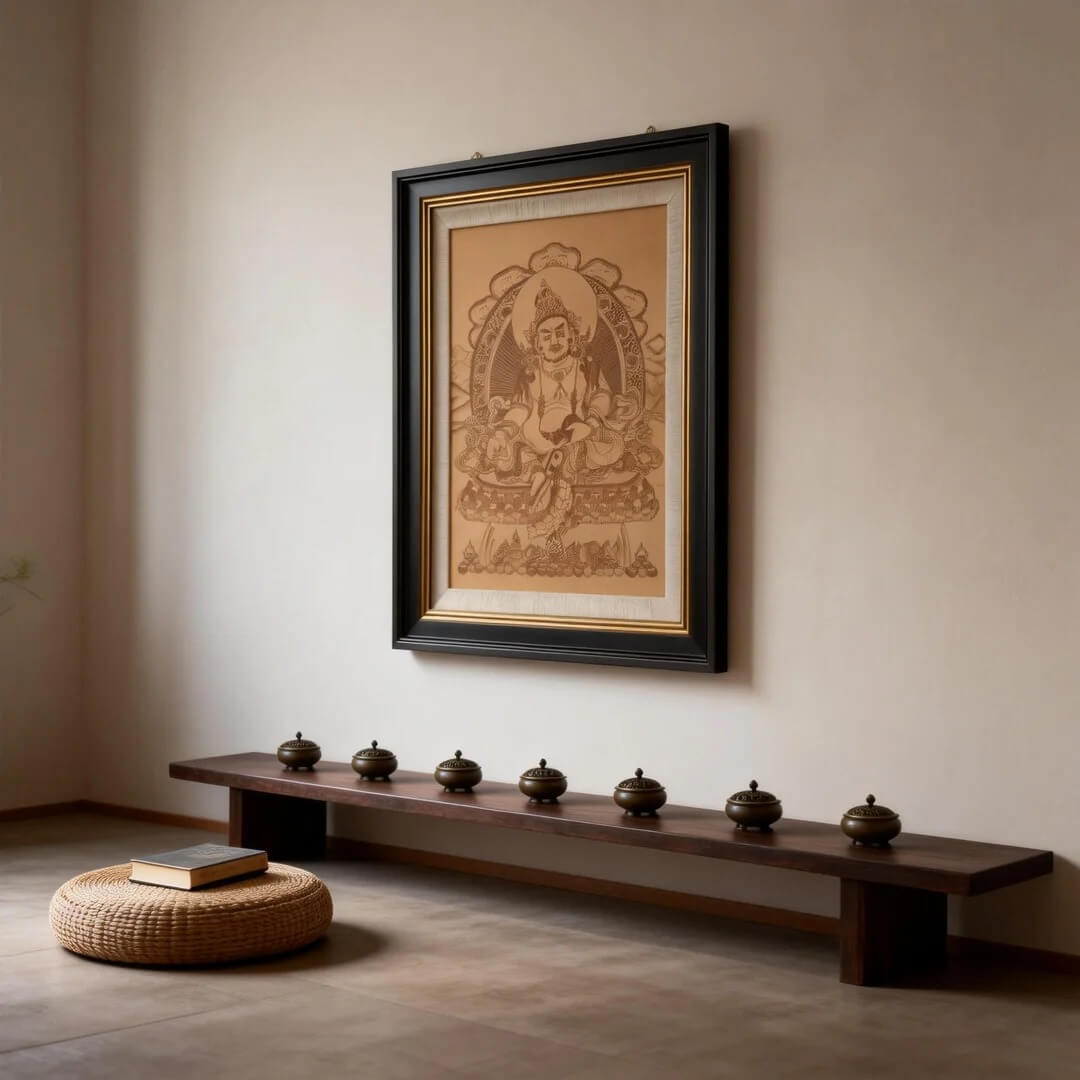 Pyroart Yellow Jambhala Leather Hang Pyrography