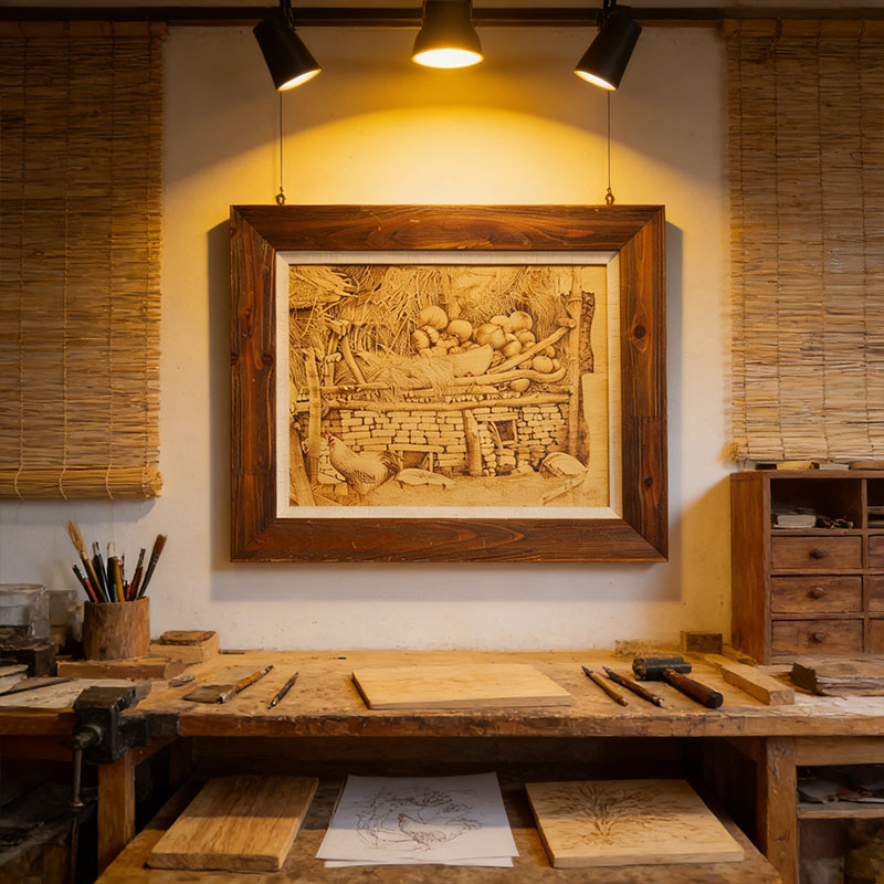 Pyrogart Harvest of Fall Pyrography Collectibles