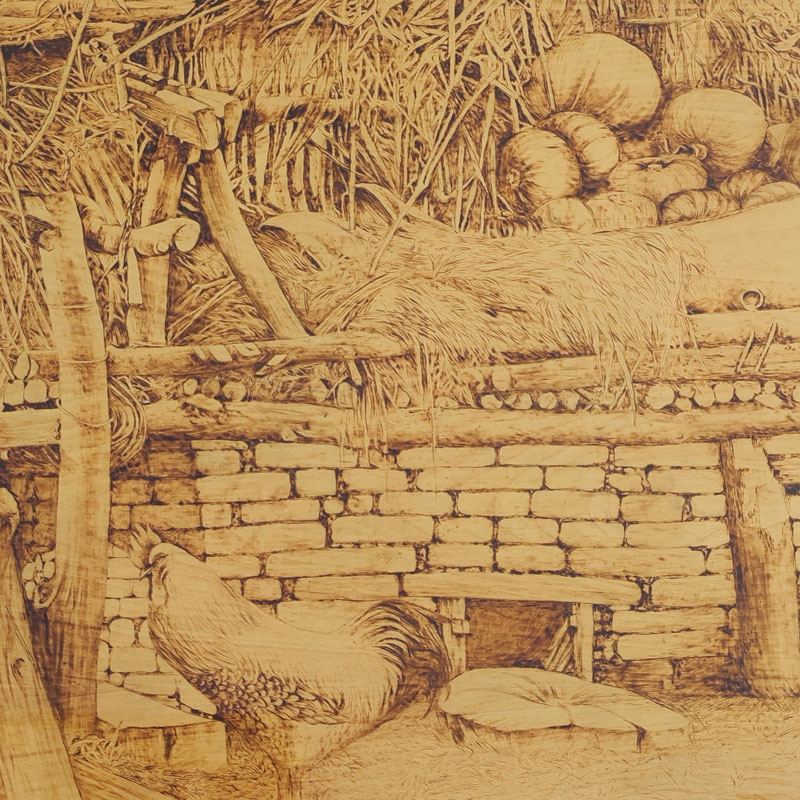 Pyrogart Harvest of Fall Pyrography Collectibles