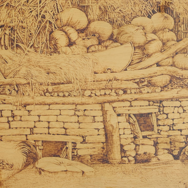 Pyrogart Harvest of Fall Pyrography Collectibles